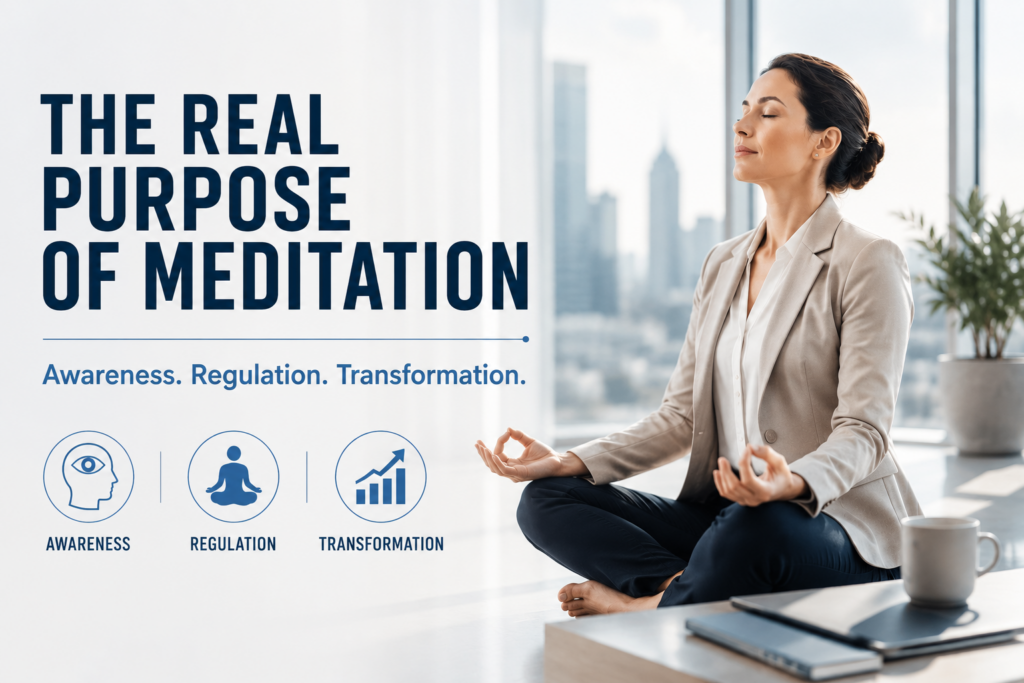 The Real Purpose of Meditation - Why Leaders Must Learn to Observe Themselves