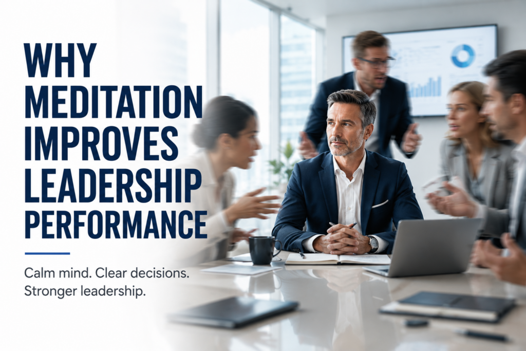 Why Meditation Improves Leadership Performance Under Pressure