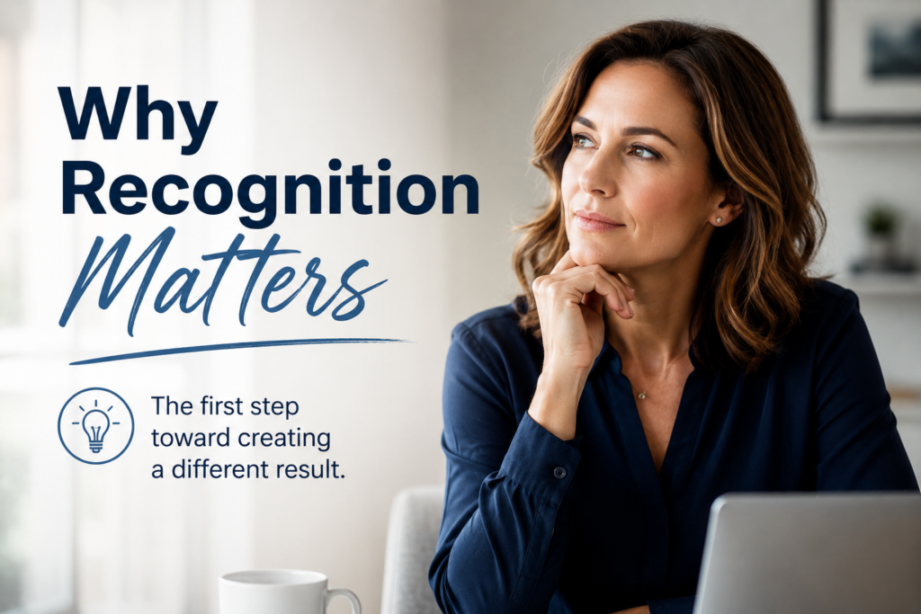 Recognition — The Moment You Catch Yourself in the Pattern